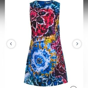 Alice and Olivia tie dye shift dress